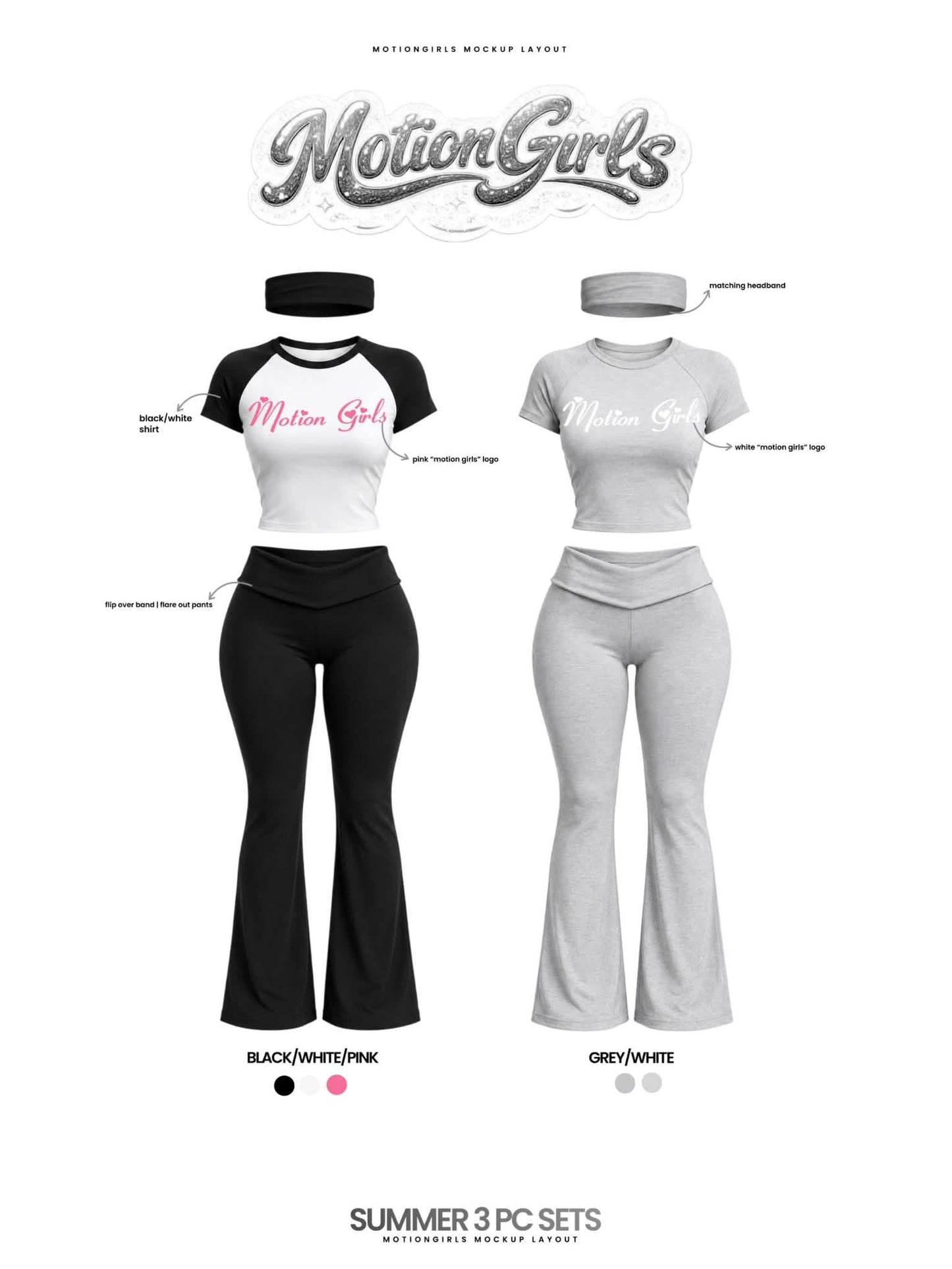 Motion Girls Pants Set